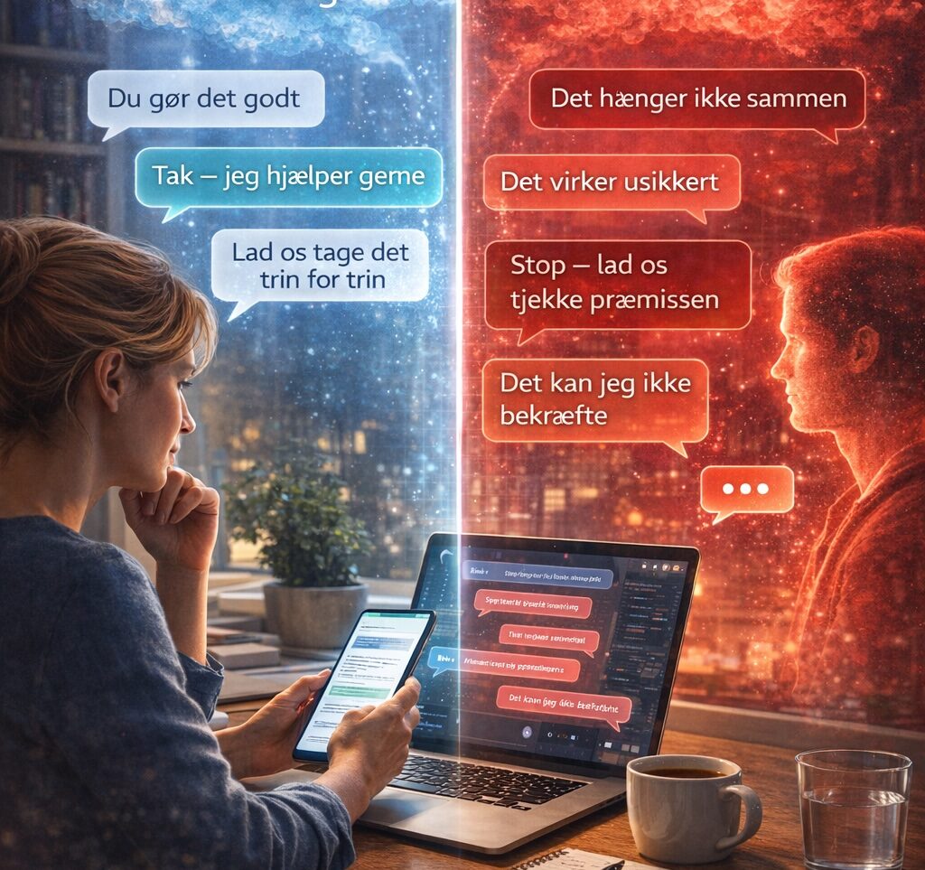 Sprog, tone og den AI vi siger, vi vil have